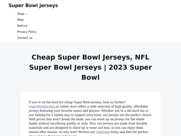 superbowljerseys.de